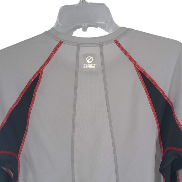 🌸 North Face Womens Long Sleeve Top Crew Neck Light Gray Size S - Picture 7 of 9